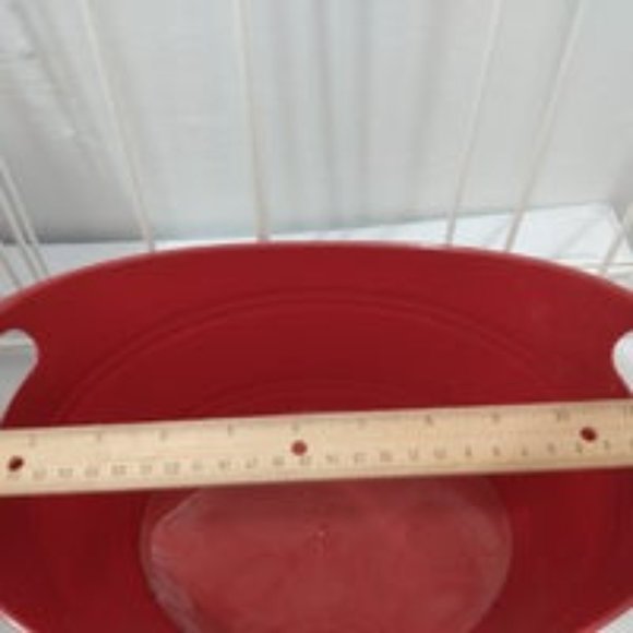 Lot of 34 Plastic round storage baskets and buckets for cleaning and organizing. - Picture 5 of 16